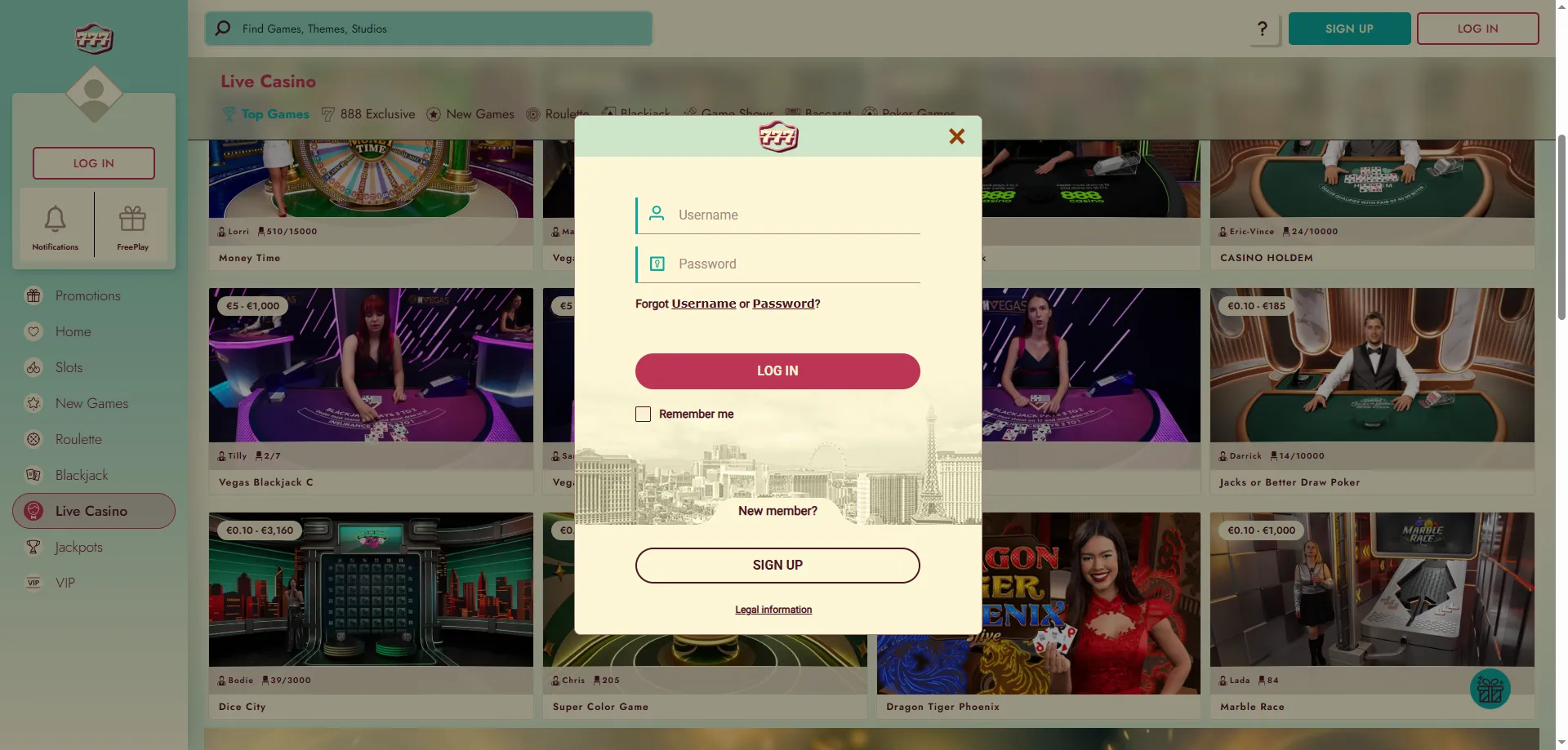 777 Casino cashier and withdrawal limits overview for players